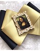 broszki Brosza  ART z obrazem Mona LisaNEW 1szt 3