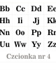 napisy dekoracyjne i tabliczki Litera z drewna, dąb, dekoracyjna times new roman 4