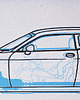 grafiki i ilustracje WYDRUK NA TEKTURZE 30X40 cm DODGE CHALLENGER NEW 3