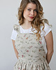 fartuchy kuchenne Lniany fartuszek retro WILD FLOWERS 6