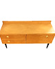komody Niska komoda sideboard jesionowy, duński design, lata 70. 8