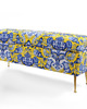 ławki Pufa ławka ze schowkiem  kufer MAXI  YELLOW&BLUE 3