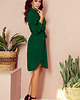sukienki midi damskie 258-2 BROOKE Sukienka szmizjerka-ZIELEŃ BUTELKOWA 3