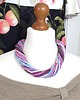 kolie 5914 Naszyjnik handmade w odcieniach różu i fioletu 4