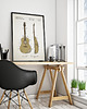 plakaty Gitara - patent - plakat vintage 1