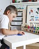 pojemniki na zabawki Montessori Drewniany organizer na kredki Pojemnik na biurko dla dzieci 3