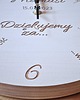 Ślub - inne Podziękowanie ślubne dla rodziców - zegar biały ścienny 2