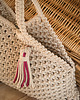 torby na ramię Makramowa torebka Beach Bag M piaskowy 6