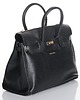 torby na ramię Torba skórzana Shopper - czarna  (7117) 4