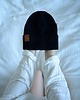 czapki dziecięce Czapka dziecięcia beanie czarna 1-3 lata 4