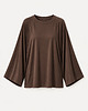 bluzki z długim rękawem damskie Longsleeve Chillout ribbed choclate 3