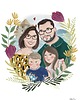 grafiki i ilustracje Portret malowany ze zdjęcia - plik cyfrowy 5