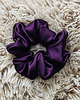 gumki do włosów Satynowa gumka do włosów scrunchie Bakłażan RÓŻNE MODELE 4
