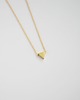 złote naszyjniki 16k Gold Plated Triangle Necklace 2