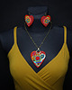 kolczyki soutache Kolekcja Frida - kolczyki kolorowe serca 6