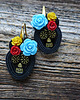 kolczyki soutache Sugar Skull -  kolczyki soutache 5