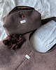 kosmetyczki Zestaw Torebka & Kosmetyczka & Scrunchie Choco 2