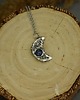 wisiory Wisiorek księżyc lapis lazuli wire wrapping półksiężyc 4
