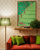 plakaty Lato w sadzie - dziewczyna z psem - plakat fine art 4