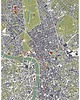 plakaty Plakat Londyn - plan miasta - London 1