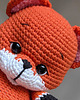 misie i maskotki Lisek Rudek - maskotka amigurumi handmade - na prezent 3