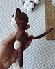 misie i maskotki Mini małpka, małpa 2