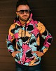 bluzy męskie Męska Bluza z kapturem DR.CROW Angry Sharks 1