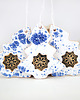 ozdoby choinkowe Ceramiczne zawieszki choinkowe - szron 2
