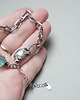 bransoletki wire wrapping Sztabka /blue sky /- bransoletka 7