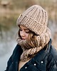 czapki damskie Wełniana czapka zimowa peruvian WOOLY off white 3