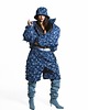 czapki damskie Patchwork denim bucket hat 4