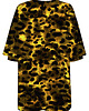 t-shirt damskie DR.CROW T-shirt Damski Oversize Gold Leopard 1