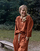 bluzki - inne Luźna bluzka damska ruda 1