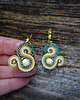 kolczyki soutache Małe kolczyki sutasz 2