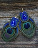kolczyki soutache Peacock Eye-kolczyki soutache 2