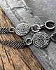 kolczyki wire wrapping Długie kolczyki boho inspirowane sztuką Meksyku 1
