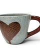 kubki Ceramiczny kubek - filiżanka serce 1