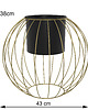 kwietniki Kwietnik metalowy loft design Ball GOLD śr. 43cm 4
