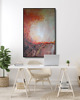 obrazy Obraz Wewnętrzny żar akryl na płótnie 90 1