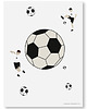 obrazy i plakaty do pokoju dziecięcego Plakat dla dzieci White Soccer 2