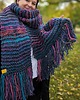 szale damskie MAXCOLOR duży szal handmade " kosmiczne energie" 1