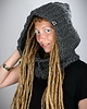 szale damskie Monohood 07 - CIEMNY SZARY 1