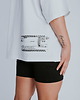 t-shirt damskie Biała koszulka oversized z napisem CLASSY AS FUCK 3