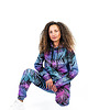 bluza z kapturem damska Damska Bluza Expres Zamek DR.CROW Palmy Fiolet 4