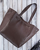 torby na ramię TORBA SHOPPER SKÓRZANA DAMSKA NA RAMIĘ BRĄZOWA PAOLO PERUZZI IN-64-BR 3
