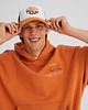 czapki i kapelusze męskie Kolorowa czapka TRUCKERKA brązowo - pomarańczowa 3