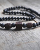 biżuteria męska S A L E :naszyjnik MĘSKI :: black & brown LAVA 1