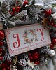 wianki bożonarodzeniowe Świąteczny wianek - JOY 1