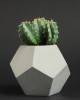 doniczki ZESTAW doniczek  betonowych  Dodekahedron 1+2 3