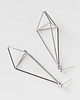 kolczyki z mosiądzu Kolczyki For the Love of Geometry v Silver 1